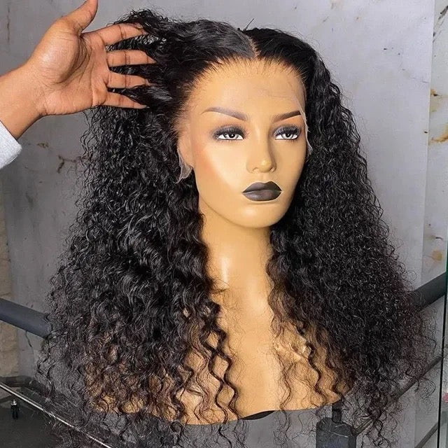 Brazilian Double Drawn Fullfrontal Curly Wig