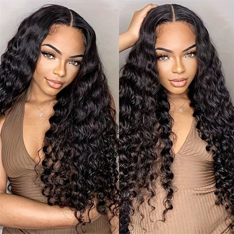 Malaysian Deep Wave Double Drawn Glueless
